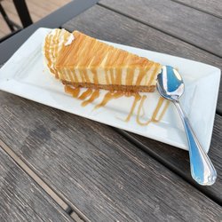 Brown Barn Tavern - Cheesecake with caramel drizzle