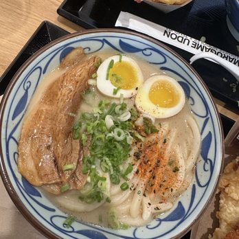 Marugame Udon - Creamy Broth Udon-Tonkotsu Style - Japanese Near Me - Irvine, California