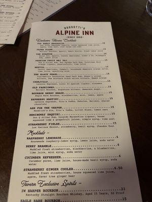 Menu photo 2 Alpine Inn Portola Valley, CA