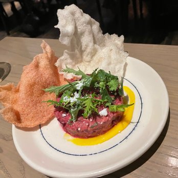 Olamaie - Strube Ranch Wagyu Beef Tartare - Southern Near Me - Austin, Texas Olamaie - Strube Ranch Wagyu Beef Tartare - Southern Near Me - Austin, Texas