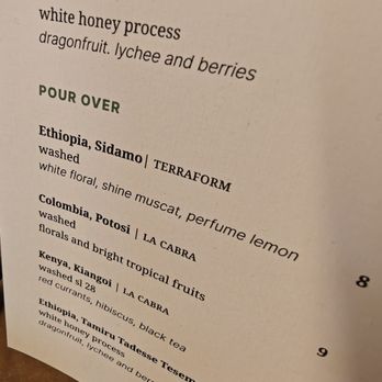 Mandarin Coffee Stand - Peep those single origin prices - Coffee & Tea Near Me - Pasadena, California