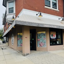 Outside
