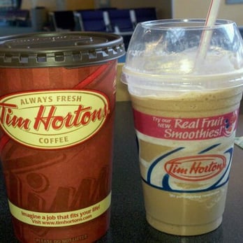 Tim Hortons - Double Double and an Iced Cap - Coffee & Tea Near Me - Richmond, British Columbia