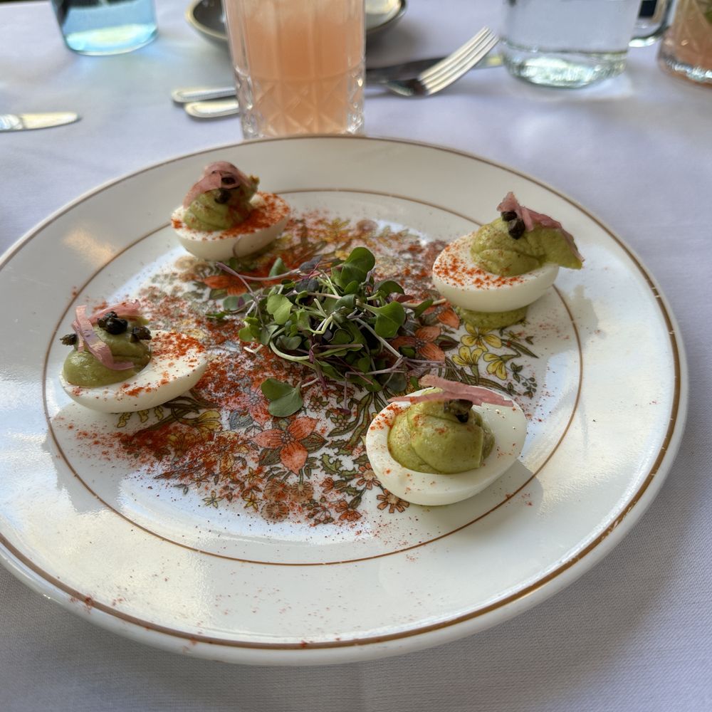 Under the Moon Cafe - Avocado Deviled Eggs - Tapas/Small Plates Near Me - Lambertville, New Jersey Under the Moon Cafe - Avocado Deviled Eggs - Tapas/Small Plates Near Me - Lambertville, New Jersey
