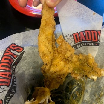 Wing Daddy’s Sauce House - fake "chicken strip" - Chicken Wings Near Me - Pharr, Texas