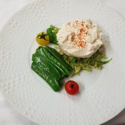 Le Goût des Choses - Mousse de morue légèrement anisée  pois gourmands