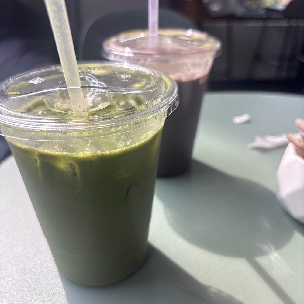 Matcha Magic - We got a strawberry matcha and a purple rain matcha! - Coffee & Tea Near Me - Redmond, Washington Matcha Magic - We got a strawberry matcha and a purple rain matcha! - Coffee & Tea Near Me - Redmond, Washington