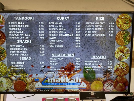 Menu photo 4 Makkah Market Torrance, CA