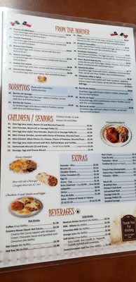 Menu photo 7 Country House Cafe Terrell, TX