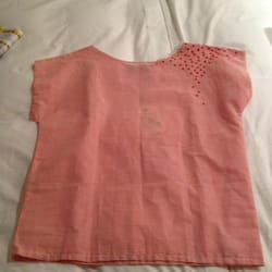 Beautiful hand stitched and beaded top