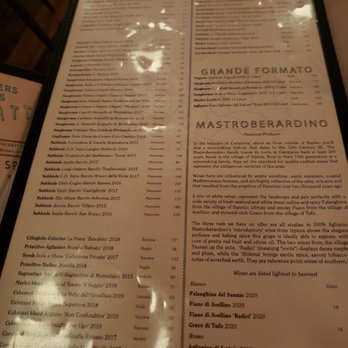 Mothers and Sons Trattoria - Drink Menu - Italian Near Me - Durham, North Carolina