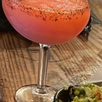 Ghost Ranch - Sandia spicy margarita and guacamole..chefs kiss - Cocktail Bars Near Me - Tempe, Arizona