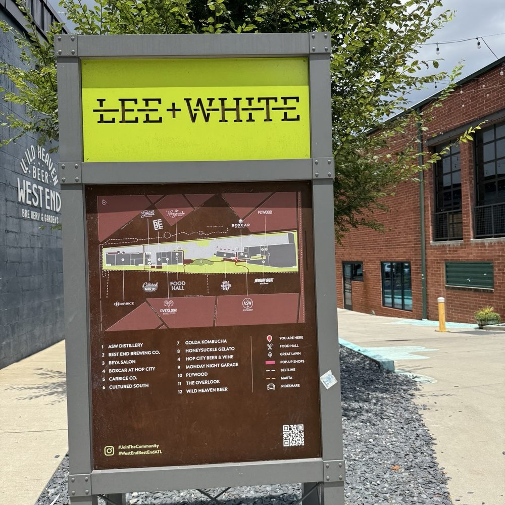 Lee + White - Signage - Breweries Near Me - Atlanta, Georgia Lee + White - Signage - Breweries Near Me - Atlanta, Georgia