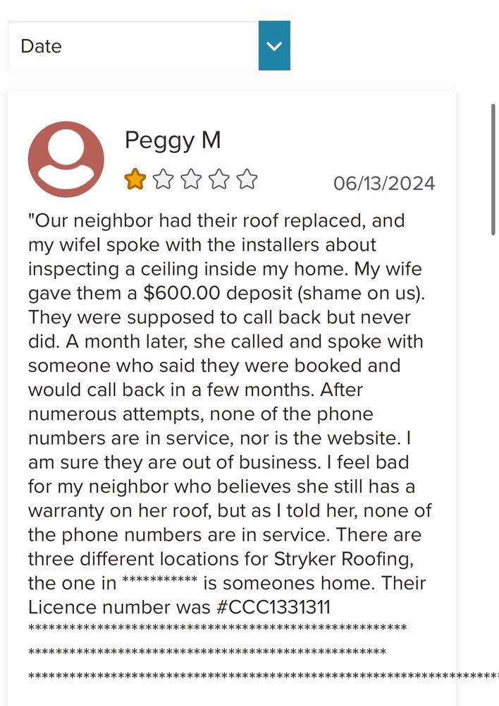 Slide of Stryker Metal Roofing