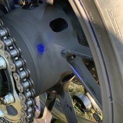 Mc Supply - All the blue showing was there, the big spot I barely rubbed while cleaning