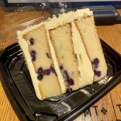 Very good Lemon blueberry cake. $6
