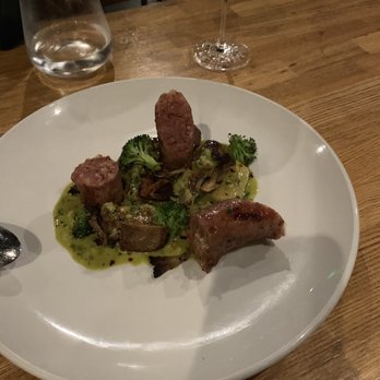 Trust - Pork sausage gnocchi - New American Near Me - San Diego, California Trust - Pork sausage gnocchi - New American Near Me - San Diego, California