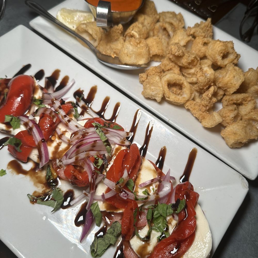 Bistro 1051 - Fried Calamari and Caprese Salad - Italian Near Me - Clark, New Jersey