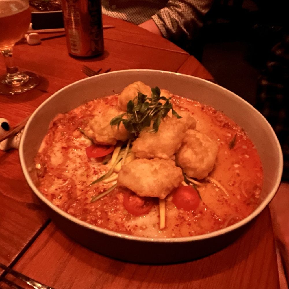 TAO Chicago Restaurant - Crispy coconut Alaskan halibut - Pan Asian Near Me - Chicago, Illinois