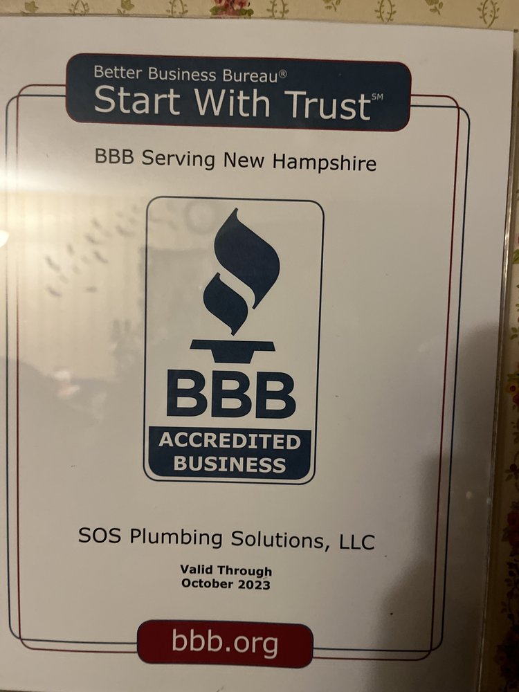 Slide of SOS Plumbing Solutions