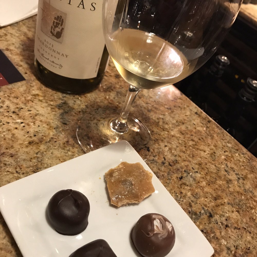 Trinitas Cellars - Wine and chocolate pairing. - Wine Tasting Room Near Me - Napa, California Trinitas Cellars - Wine and chocolate pairing. - Wine Tasting Room Near Me - Napa, California