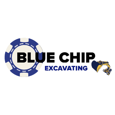 Blue Chip Excavating Logo