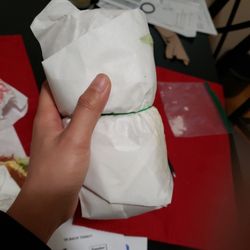 Decent sized ham, egg, and cheese sub!