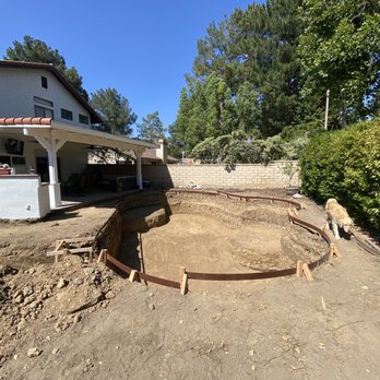 Thomas Pools - Dig begun - Pool & Hot Tub Service Near Me - Castaic, California