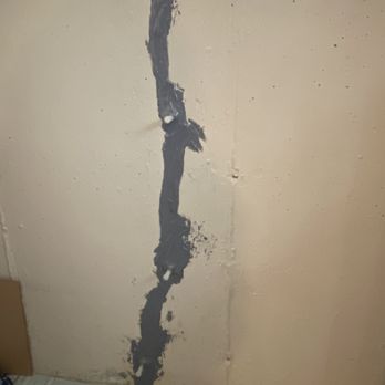 Westside Rub-R-Wall - Utility room crack - AFTER (epoxy crack injection) - General Contractors Near Me Westside Rub-R-Wall - Utility room crack - AFTER (epoxy crack injection) - General Contractors Near Me
