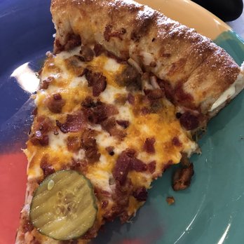 Gooey's Pizza Waycross GA - bacon cheeseburger pizza - Pizza Near Me - Waycross, Georgia