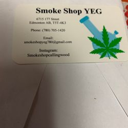 Smoke Shop YEG - Business card