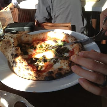 A16 - Pizza shears for the Rachetta (racket, hence the "handle" at one side) - Italian Near Me - Oakland, California A16 - Pizza shears for the Rachetta (racket, hence the "handle" at one side) - Italian Near Me - Oakland, California