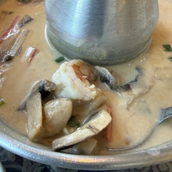 Thai Paradise - Seafood soup in coconut. - Thai Near Me - Monterey Park, California Thai Paradise - Seafood soup in coconut. - Thai Near Me - Monterey Park, California
