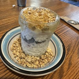 The Masons Jarfait. Yogurt and fresh fruit parfait.