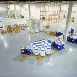 Masco Paint Manufacturing - MPM Performance Coating - Great Western Warehouse, chemical resistant epoxy floor.