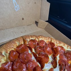 Little Caesars Pizza - I ordered this pizza and I found this disgusting drawing on it