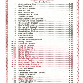 China View Restaurant - Updated Menu 04 10-4-2016 - Chinese Near Me - Hickory, North Carolina