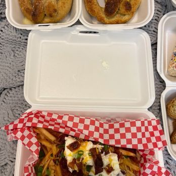 Against the Grain - Loaded fries and pretzels, soooo yummy - Gluten-Free Near Me - Mesa, Arizona Against the Grain - Loaded fries and pretzels, soooo yummy - Gluten-Free Near Me - Mesa, Arizona