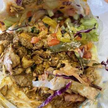 Tasty Kabab - Chicken pita $10 (all veggies under chicken) - Middle Eastern Near Me - Norfolk, Virginia