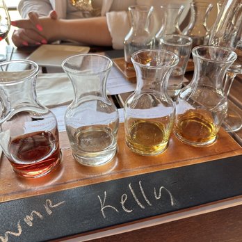 Shelburne Vineyard - The Kelly wine flight - Venues & Event Spaces Near Me - Shelburne, Vermont