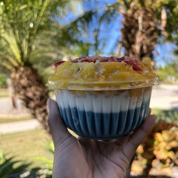 Grain and Berry - Riverview - a hand holding a cupcake - Acai Bowls Near Me - Riverview, Florida