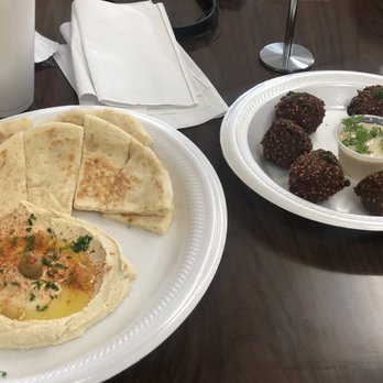 Odeh’s Mediterranean Kitchen - Hummus with pita and falafel - Mediterranean Near Me - High Point, North Carolina