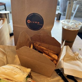 Blurr Kitchen - Banh Mi Combo (Banh Mi & Vietnamese Coffee) - Asian Fusion Near Me - Santa Clara, California