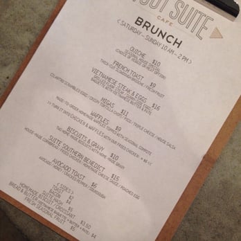Tout Suite - Brunch menu. - Cafes Near Me - Houston, Texas