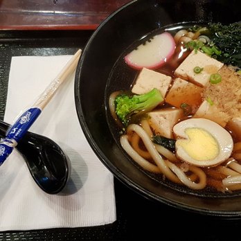 Donburi Cafè - Udon with tofu. - Japanese Near Me - Long Beach, California