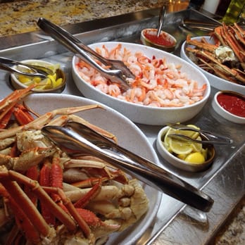 The Buffet - Cold Seafood Bar (Snow Crap and Peeled Shrimp) at The Buffet at Monarch Casino - Buffets Near Me - Black Hawk, Colorado