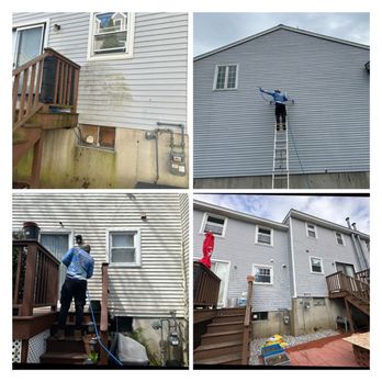 HiCleaners - Exterior siding cleaned for big complex in Lowell, MA. Watch our videos here: https://www.youtube.com/channel/UCQWjLSnAgXWVgSSc9nmHvgQ - Window Washing Near Me