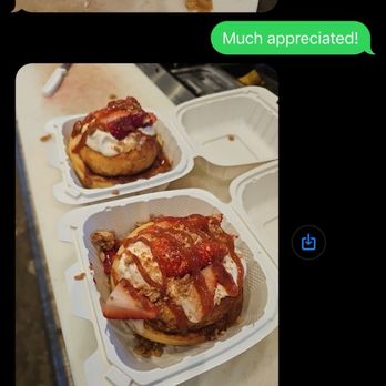 Cinnaholic - Food and great communication through text with owner! - Desserts Near Me - Seattle, Washington