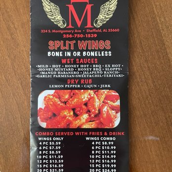 Yummy Wings - Menu - Salad Near Me - Sheffield, Alabama