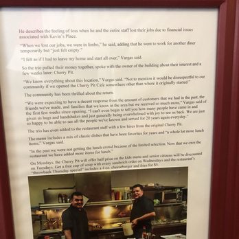 Cherry Pit Cafe - Story of the owners - American Near Me - Deerfield, Illinois Cherry Pit Cafe - Story of the owners - American Near Me - Deerfield, Illinois